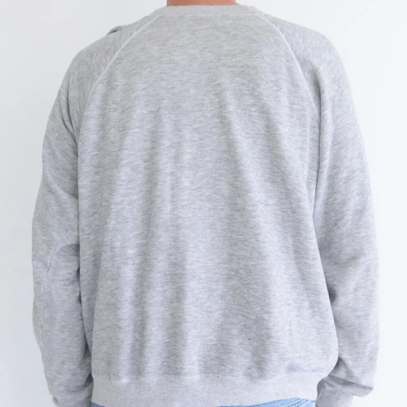 Vintage 90S Hanes Gray Wsu  Veterinary Medicine Crew Neck Sweater Size 2XL - Picture 2 of 9